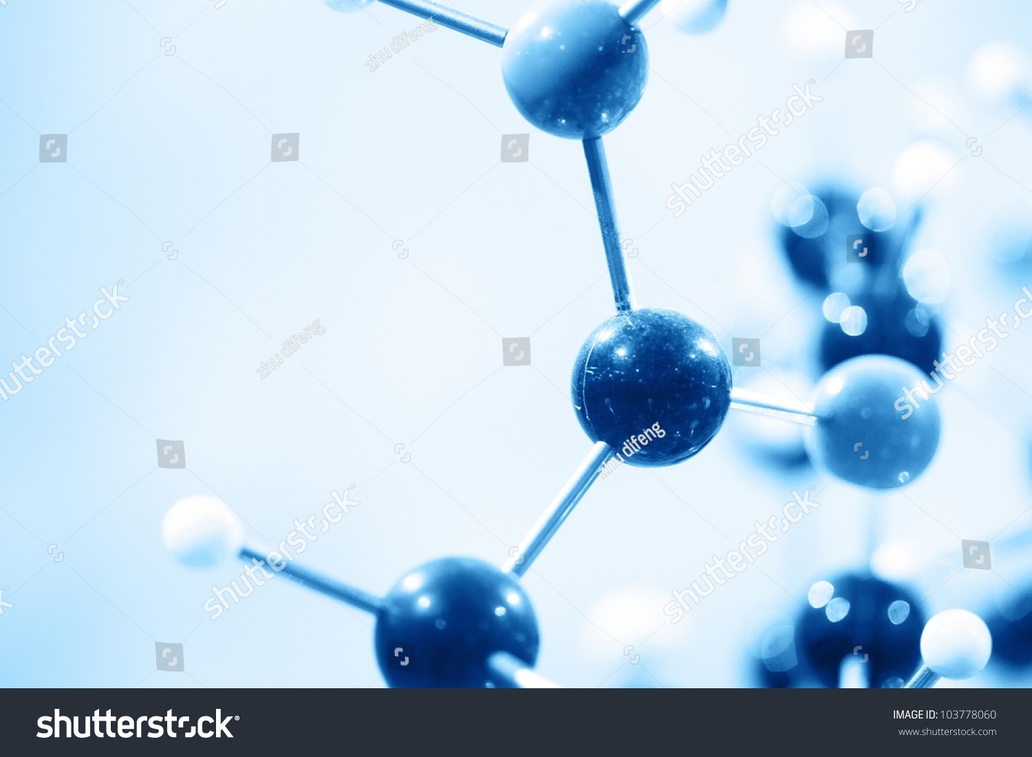 PowerPoint Template: chemical reaction close up of (ihkoophnh)