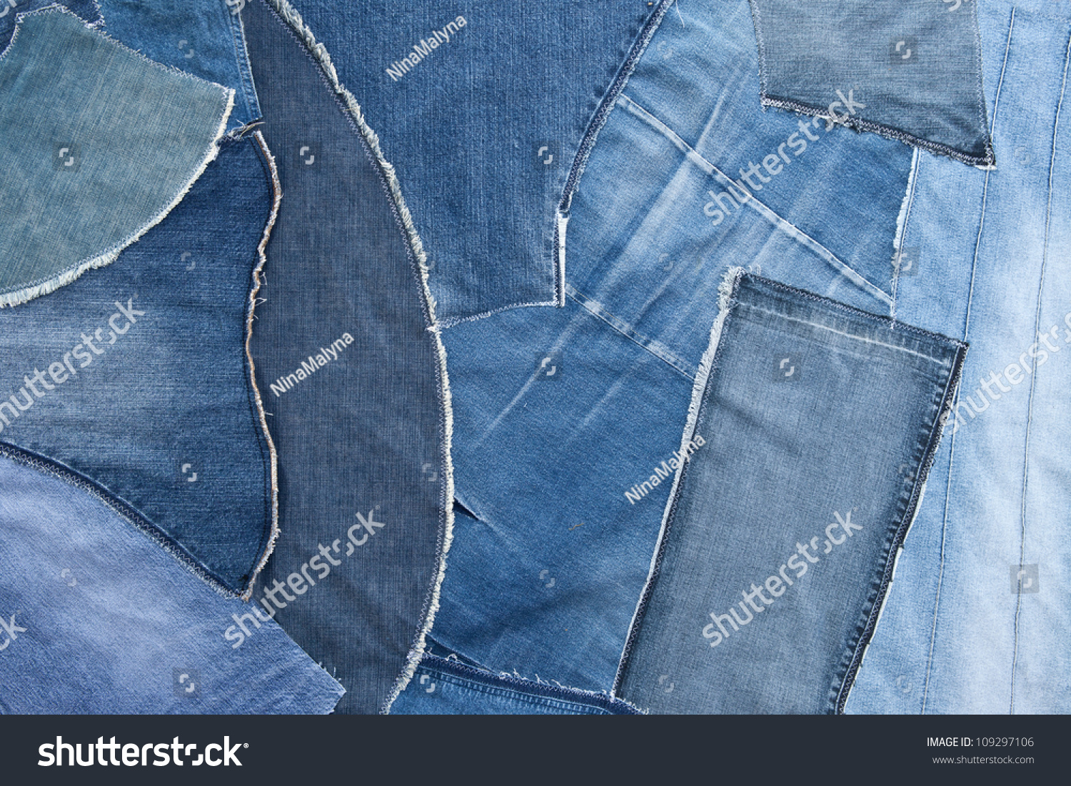 PowerPoint Template: denim jeans background (ihujuoihn)
