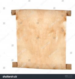 PowerPoint Template: bible - ancient scroll parchment over old (ihlkuknjkn)