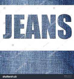 PowerPoint Template: jeans denim blue bottom line (imhpnpjkm)