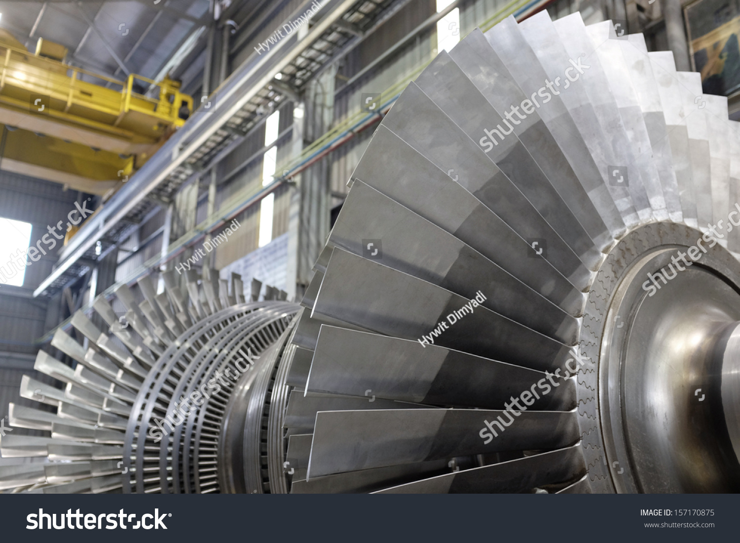 PowerPoint Template: rotor of a steam turbine (imoiohpom)