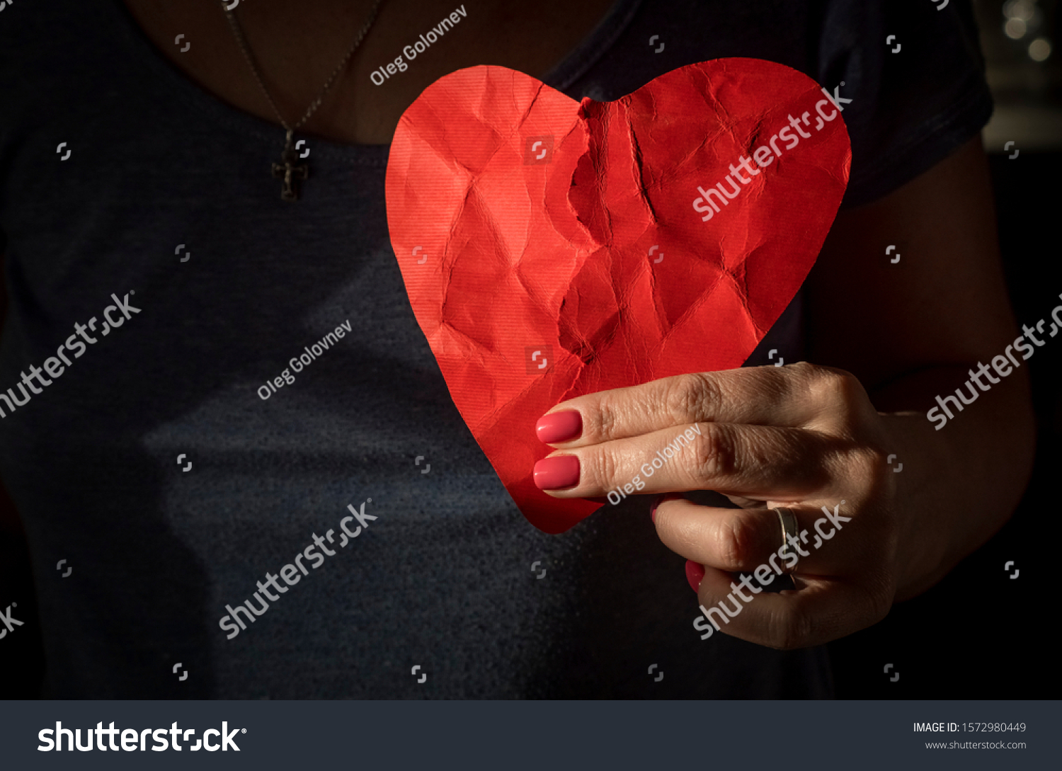 Powerpoint Template Heartbreak Broken Heart Made Of Paper Imojuphllu