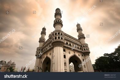 PowerPoint Template: charminar monument in hyderabad india (innhoklo)