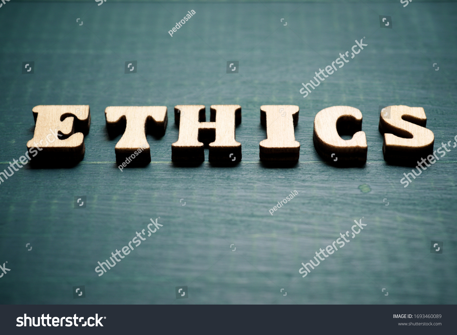 Powerpoint Template: Ethics-word-on-a-wood (inuklnhhpu)