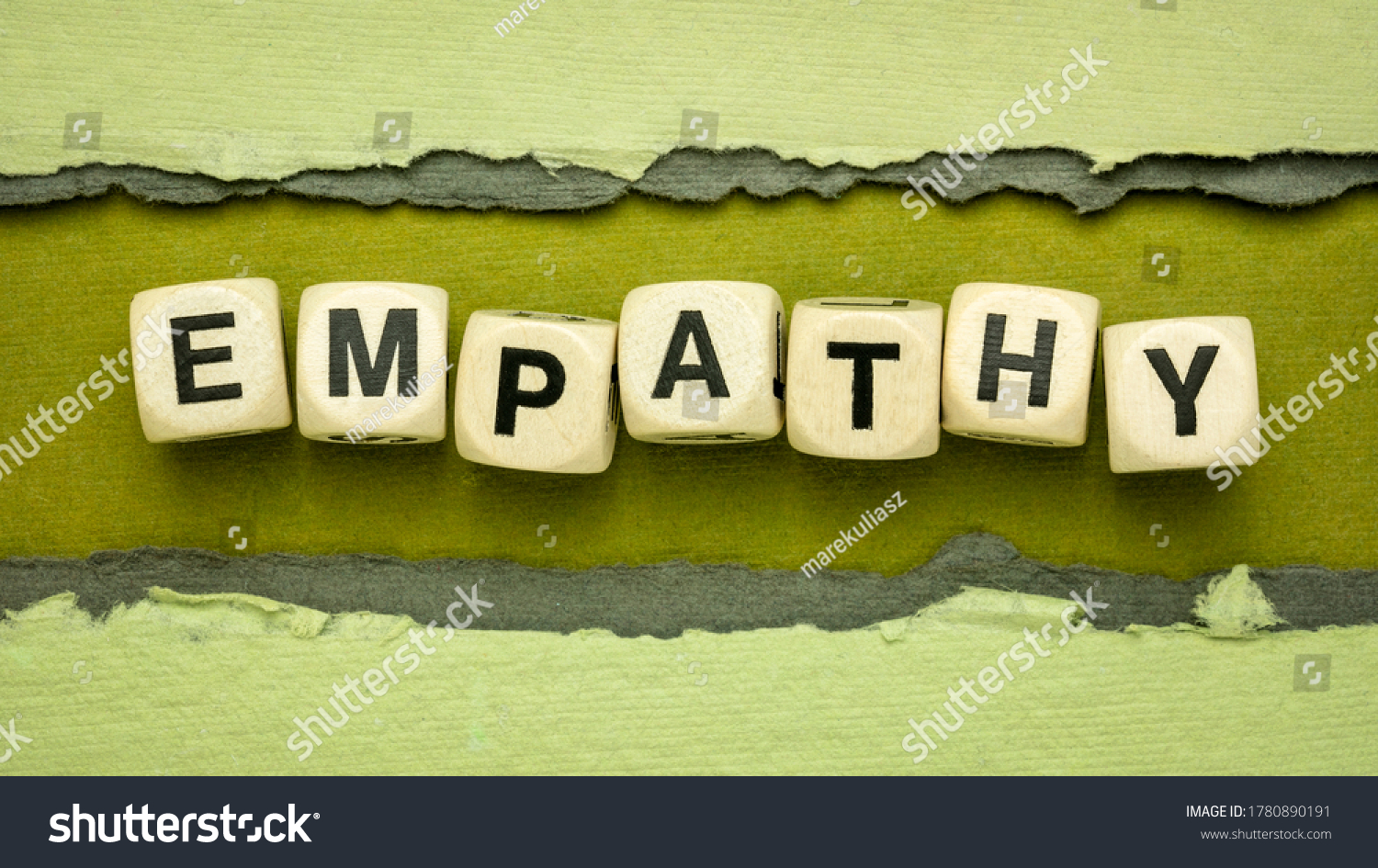 PowerPoint Template: empathy-word-abstract-in-wood (iophpuhiui)