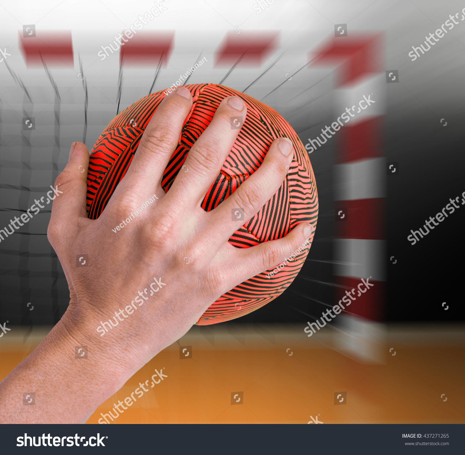 powerpoint-template-digital-image-of-handball-lkojoijnm