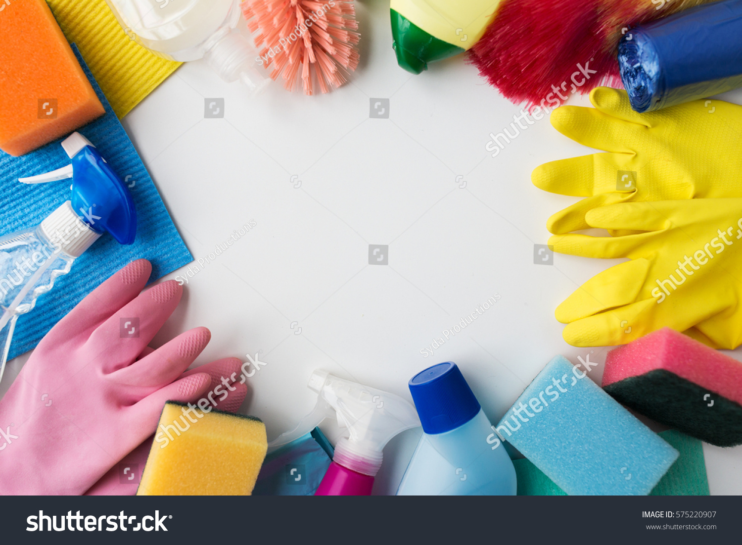 PowerPoint Template: Cleanliness - Housework Housekeeping And Household ...