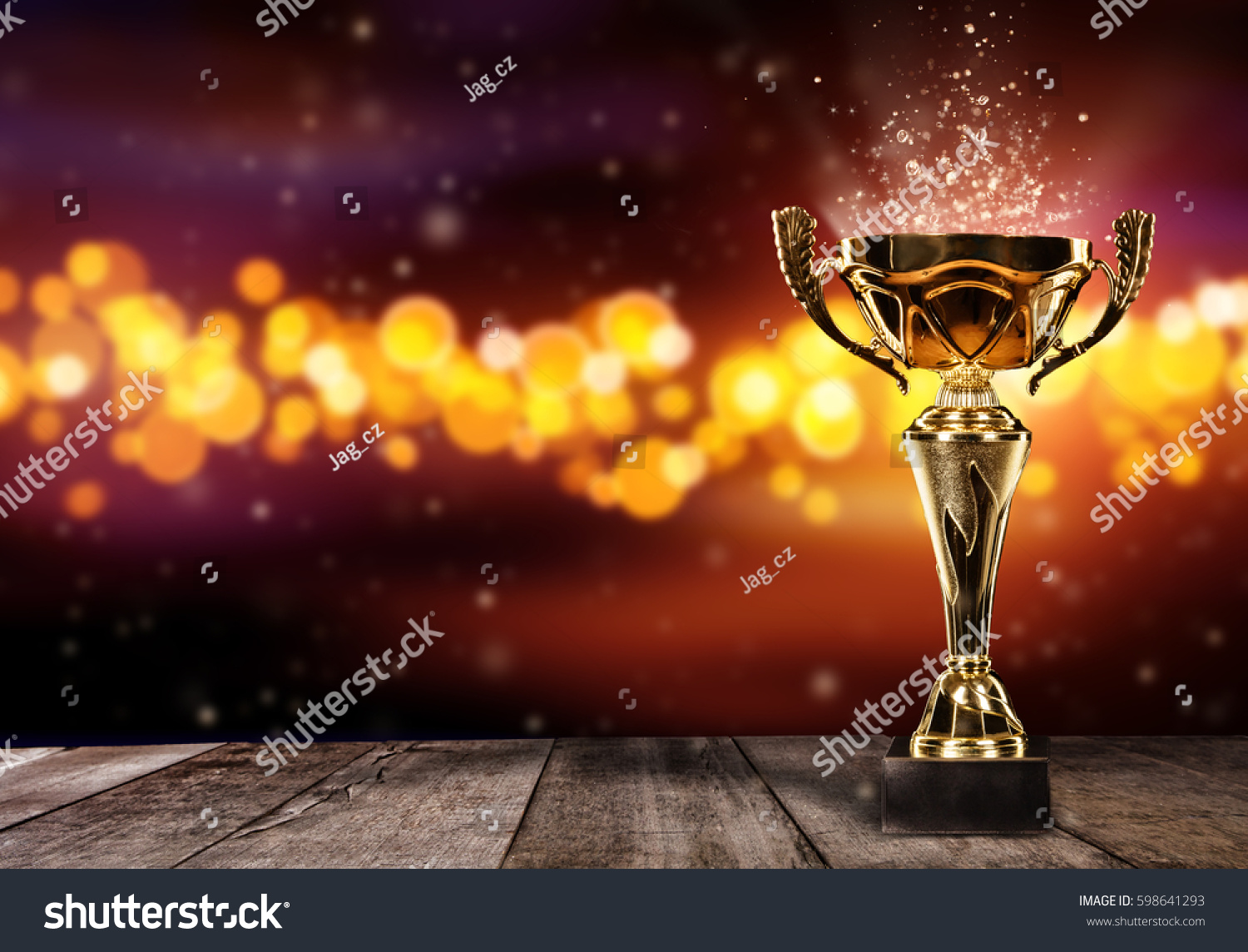 Trophy Powerpoint Template Free Download