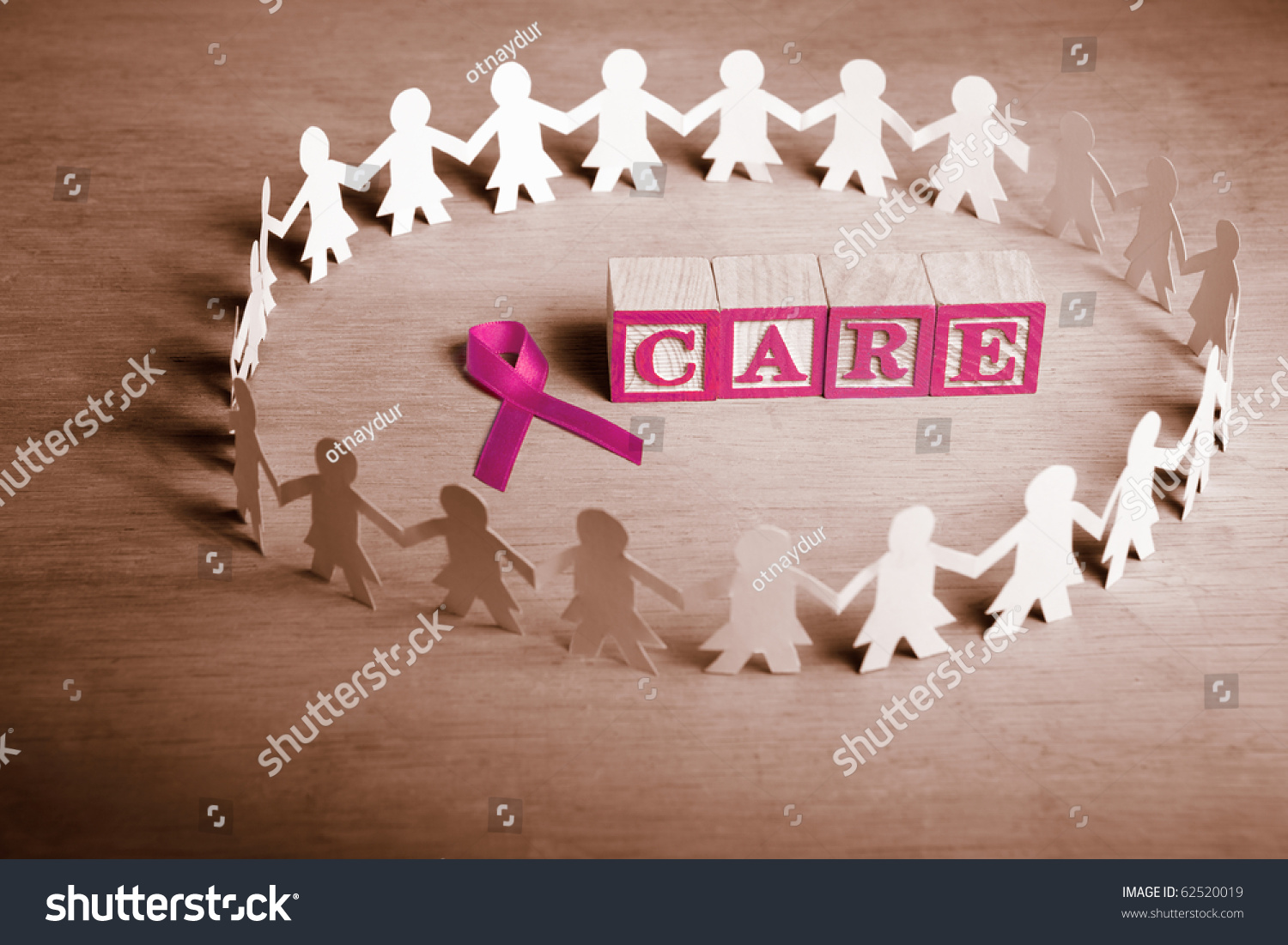 PowerPoint Template Breast Cancer Pink Ribbon With Word care 