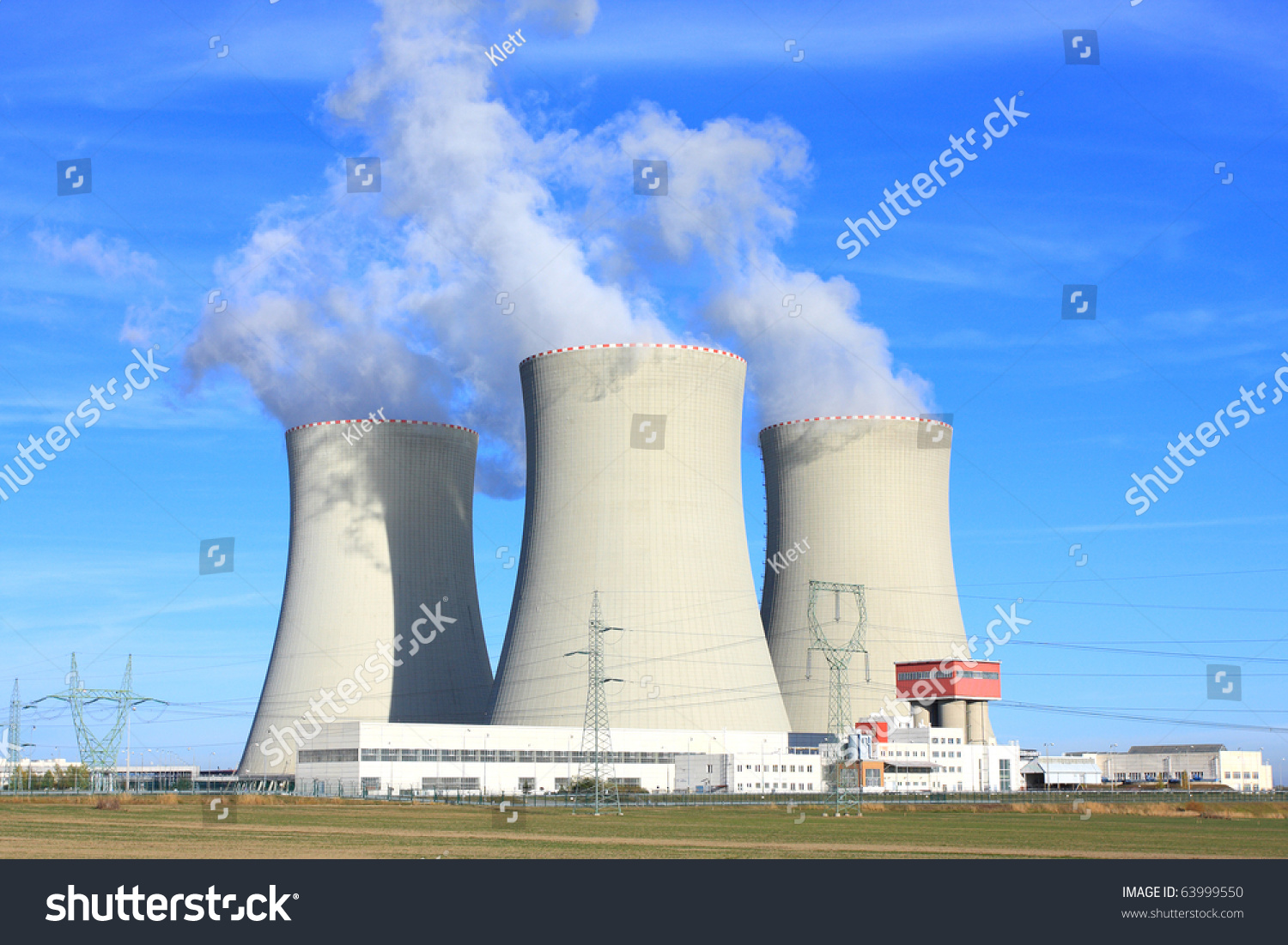 PowerPoint Template: nuclear power plant temelin (nkuuummh)