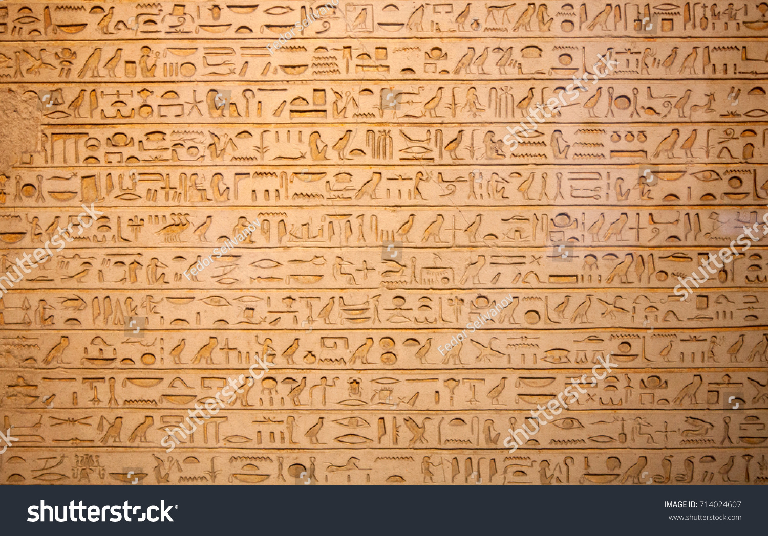 PowerPoint Template: Hieroglyphics Egyptian Hieroglyphs On The (oilhjlnho)